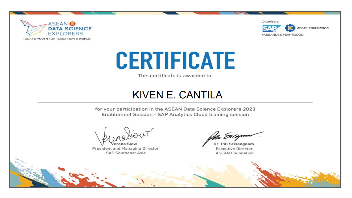 Certificate 3